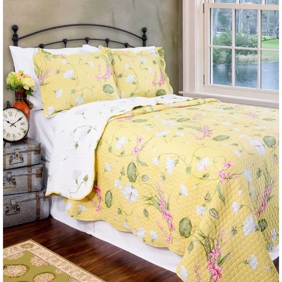 pegasus home fashion Other - Pegasus Home Fashions Tara Quilt + Sham Set, Twin
